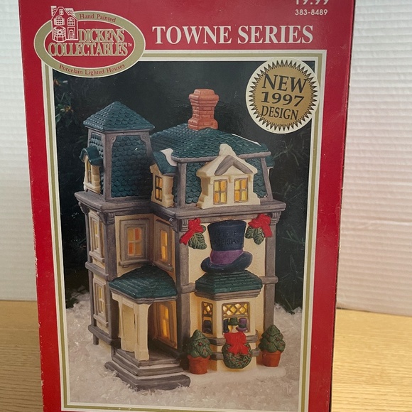 1997 Dickens Collectables Towne Series Hatfield Haberdashery Christmas Village - Picture 11 of 15